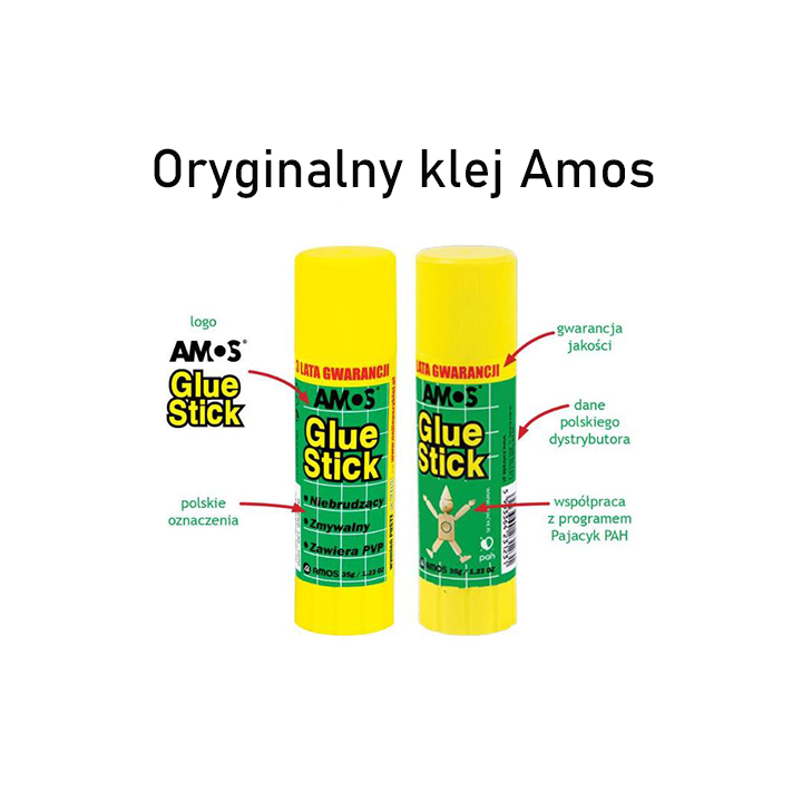 Klej w sztyfcie Amos