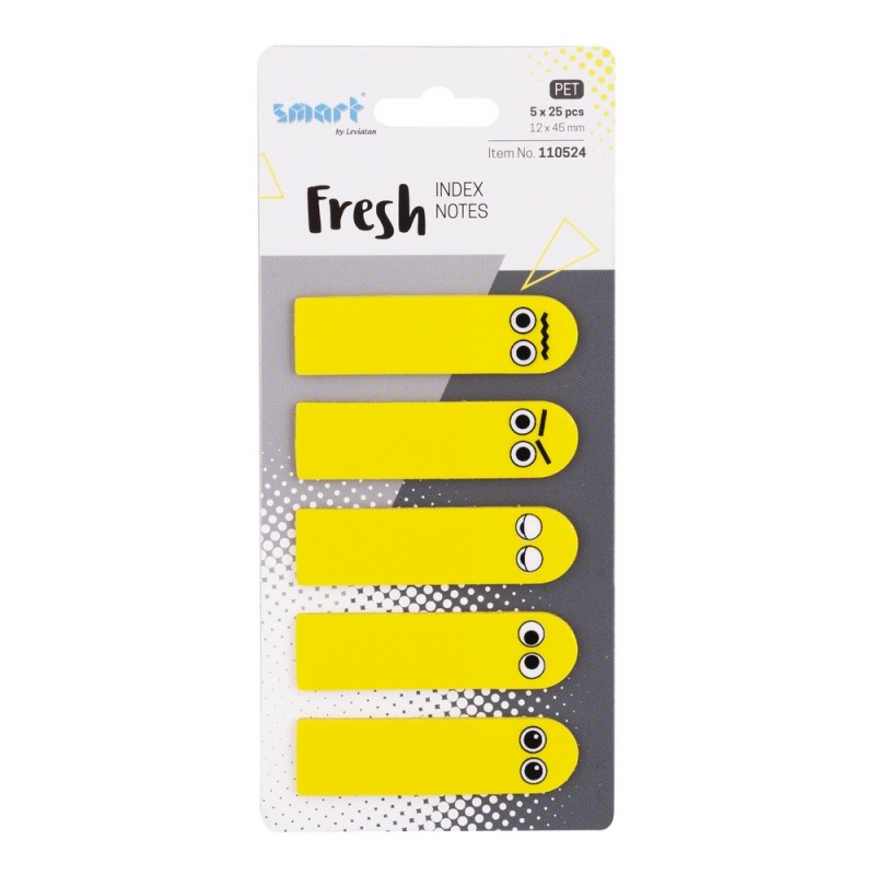 ZAKŁADKI INDEKSUJĄCE SMART PET FRESH 12x45mm 5x25szt BUŹKI