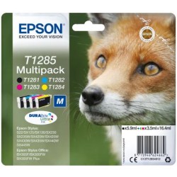 Tusz oryginalny EPSON T1285 C13T12854012 CMYK  16,4 ml