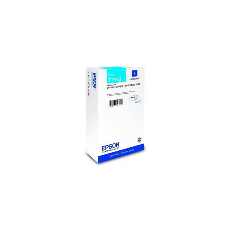 Tusz oryginalny EPSON T756240 C13T756240 Cyan  14 ml