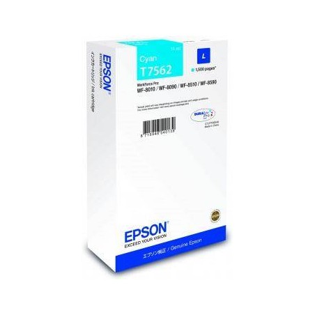 Tusz oryginalny EPSON T756240 C13T756240 Cyan  14 ml