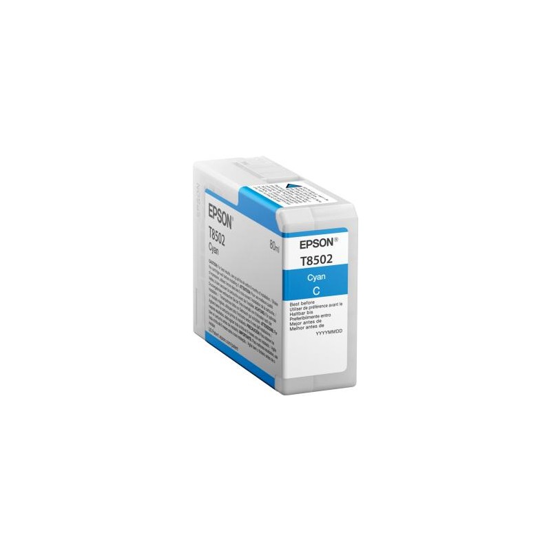 Tusz oryginalny EPSON T8502 C13T850200 Cyan  80 ml