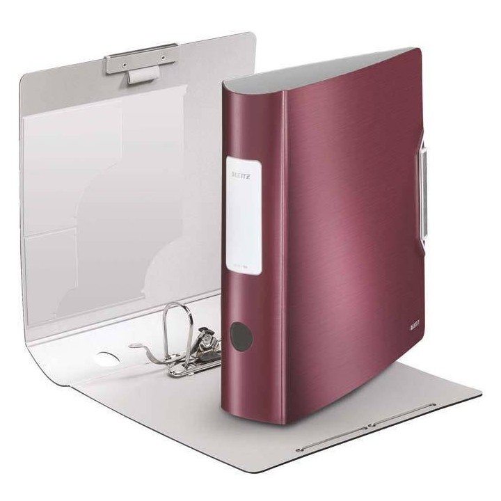 SEGREGATOR A4 POLYFOAM LEITZ STYLE 82MM 11080028 CIEMNO CZERWONY