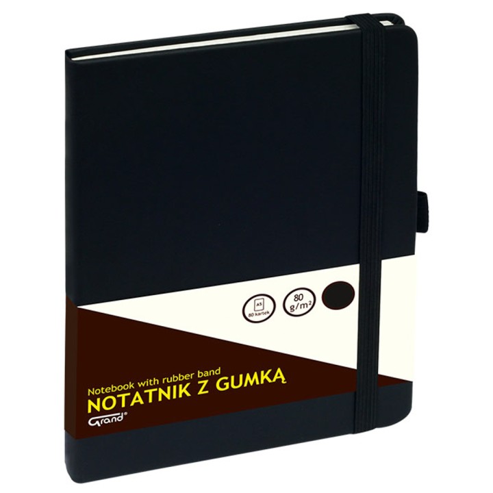 Notatnik z gumką GRAND