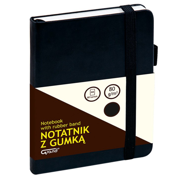 Notatnik z gumką GRAND