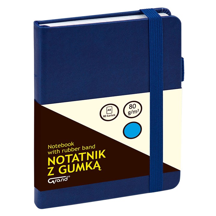 Notatnik z gumką GRAND
