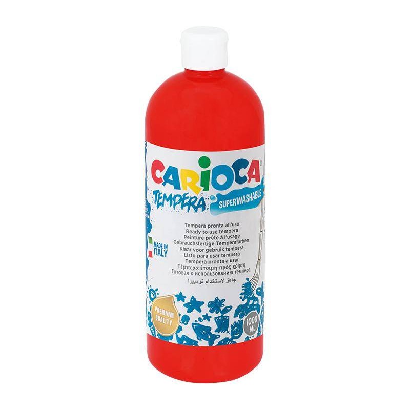 Farba tempera Carioca KO030/10 170-1444 1000ml czerwona