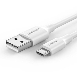 Kabel USB do Micro USB UGREEN	US289 QC 3.0 2.4A 1.5m (biały)