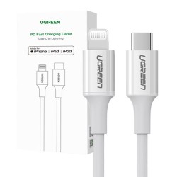 Kabel Lightning do USB-C UGREEN 3A US171, 1.5m (biały)