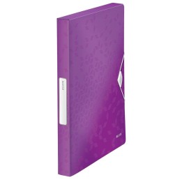 TECZKA Z GUMKĄ A4 LEITZ WOW 46290062 FIOLETOWA PP 30MM