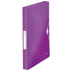 TECZKA Z GUMKĄ A4 LEITZ WOW 46290062 FIOLETOWA PP 30MM