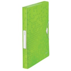 TECZKA Z GUMKĄ A4 LEITZ WOW 46290054 ZIELONA PP 30MM