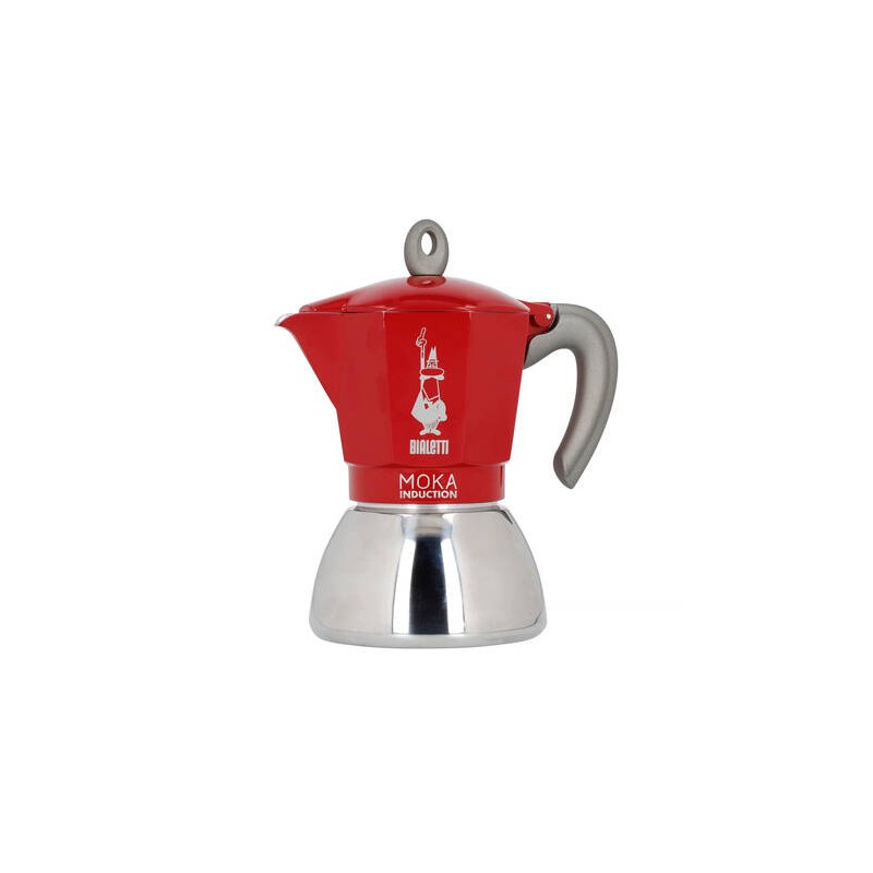 Kawiarka Bialetti New Moka Induction 6tz Czerwona