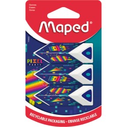 Gumka MAPED Pixel  Pyramid 3 szt. blister