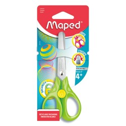 Nożyczki MAPED security 13cm  zielone blister kartonowy