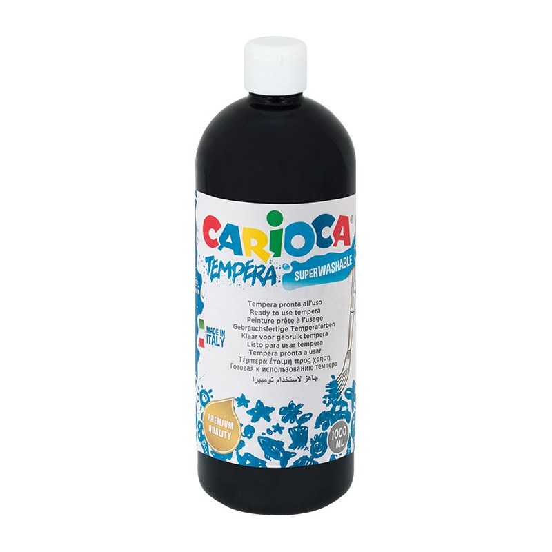 Farba Carioca tempera 1000 ml (KO030/02) czarna