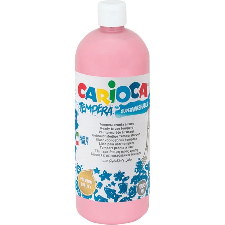 Farba Carioca tempera 1000 ml (KO030/09) różowa