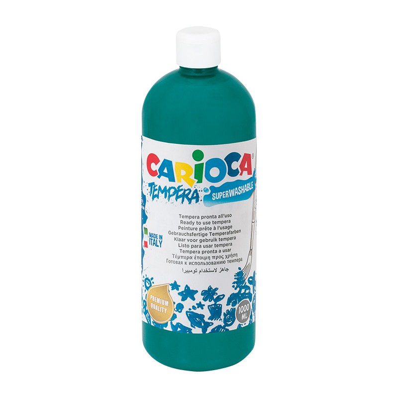 Farba Carioca tempera 1000 ml (KO030/15) zielony morski