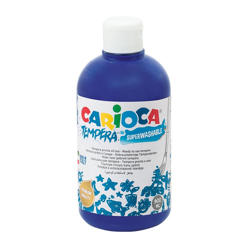 Farba Carioca tempera 500 ml (KO027/17) granatowy