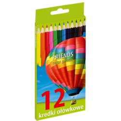 Kredka ołówkowa 12 kol. ostrz.sześciok .UNIONL