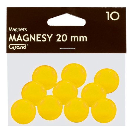 Magnes 20mm GRAND żółty