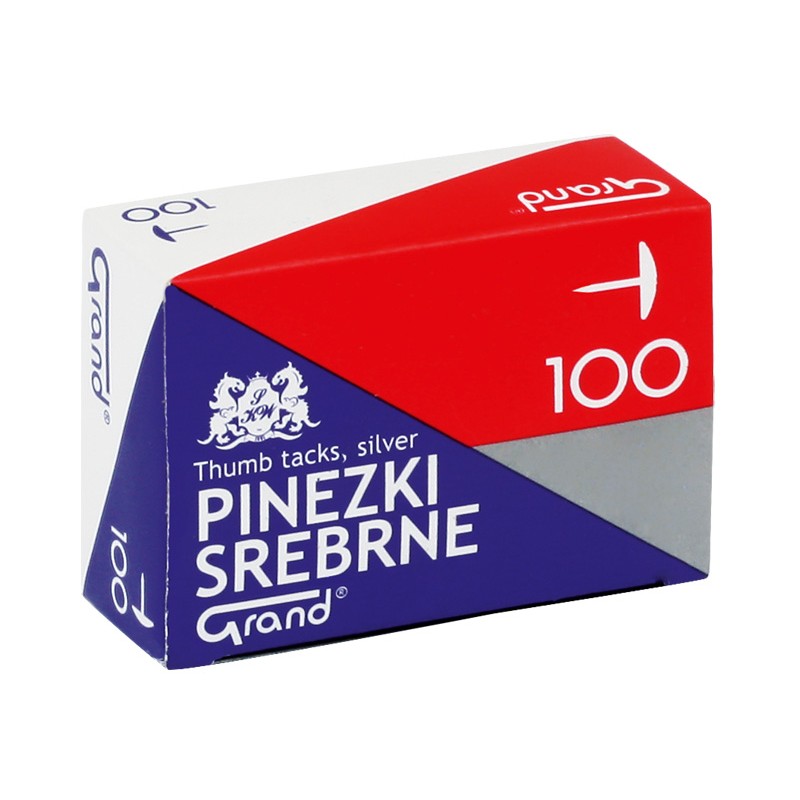 Pinezki GRAND S100 srebrne &8211 A&822110