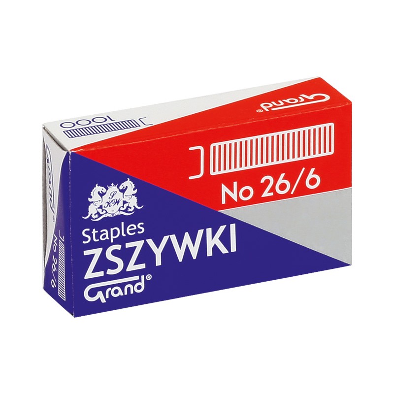 Zszywki 26/6 GRAND &8211 A&822110