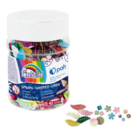 Cekiny confetti GR-C70-M mix Fiorello słoik 70g