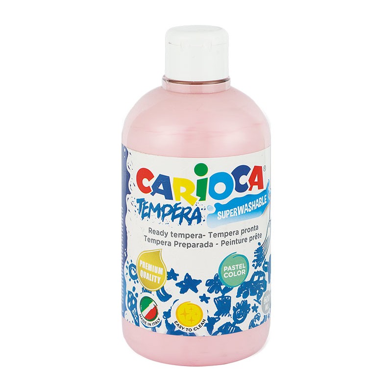 Farba Carioca tempera 500 ml (KO027/42) pastel różowa