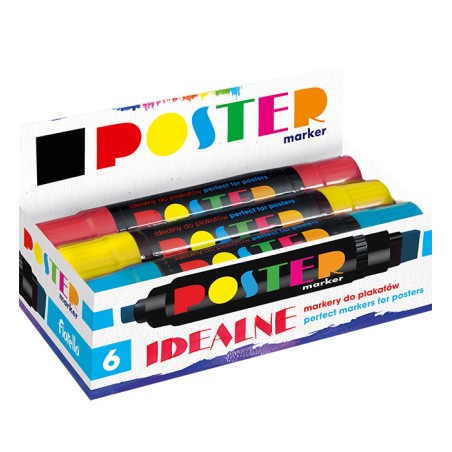 POSTER Marker GR-1712K FIORELLO 6 kol.(5+1gratis)