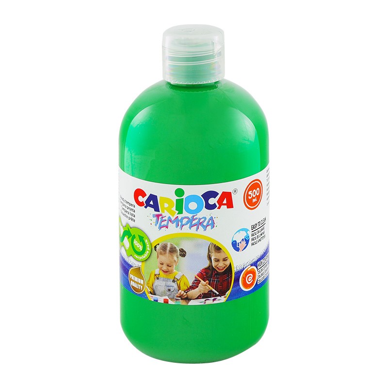 Farba Carioca tempera N 500 ml (40427/14) zielona