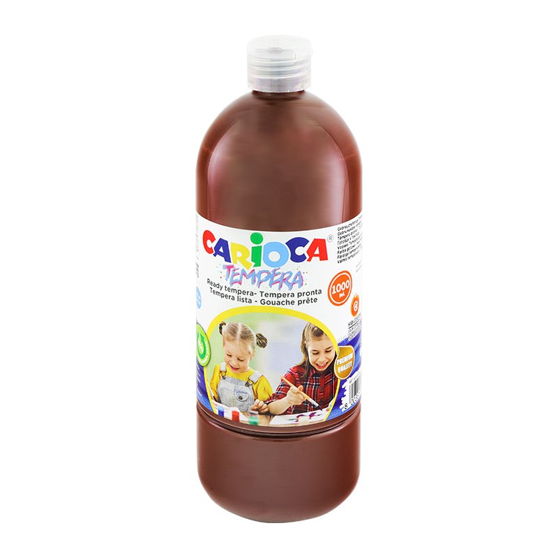 Farba Carioca tempera N 1000 ml (40430/06) brązowa