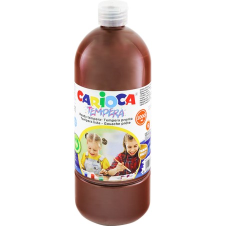 Farba Carioca tempera N 1000 ml (40430/06) brązowa