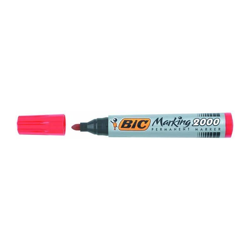 MARKER PERMANENTNY BIC MARKING 2000 ECOLUTIONS 8209133 CZERWONY OKRĄGŁA 1.7MM