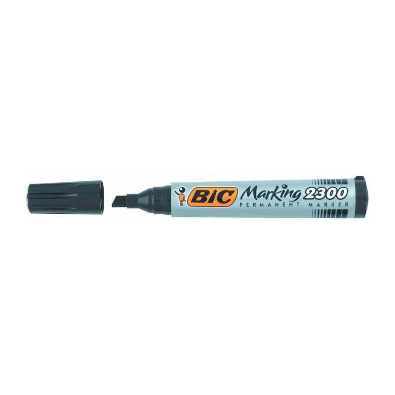 MARKER PERMANENTNY BIC MARKING 2300 ECOLUTIONS 8209263 CZARNY ŚCIĘTA 3.7-5.5MM