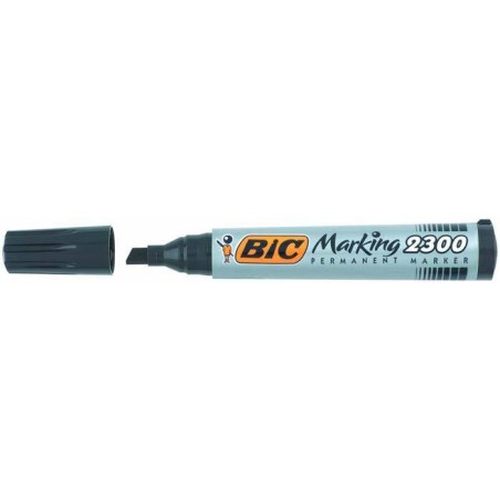 MARKER PERMANENTNY BIC MARKING 2300 ECOLUTIONS 8209263 CZARNY ŚCIĘTA 3.7-5.5MM