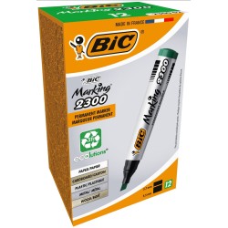 MARKER PERMANENTNY BIC MARKING 2300 ECOLUTIONS 8209233 ZIELONY ŚCIĘTA K. 3.7-5.5MM