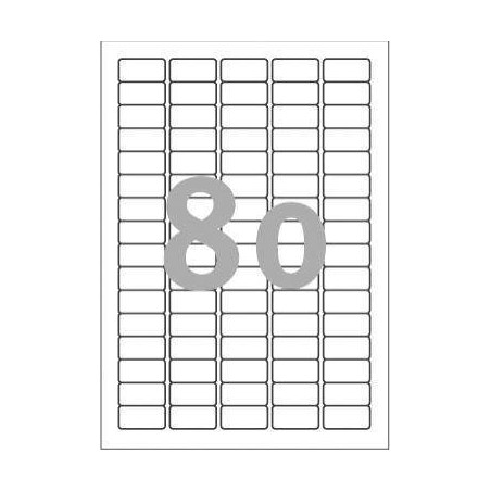ETYKIETY SAMOPRZYLEPNE 35.6X16.9MM DO CZASOWEGO ETYKIETOWANIA USUWALNE L4732REV-25 BIAŁE 30ARK*80SZT