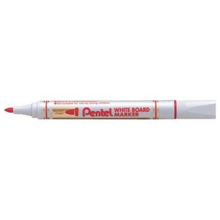 MARKER SUCHOŚCIERALNY PENTEL MW85-B CZERWONY OKRĄGŁA