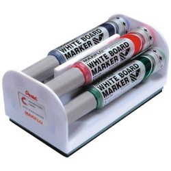 MARKER SUCHOŚCIERALNY PENTEL MAXFILO MWL5M-4N MIX*4 OKRĄGŁA 4SZT