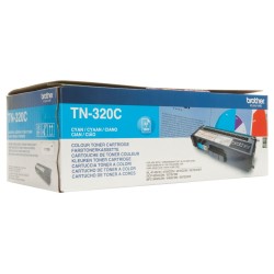 TONER ORYGINALNY BROTHER TN320C CYAN 1500 STRON