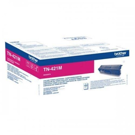 TONER ORYGINALNY BROTHER TN421M MAGENTA 1800 STRON