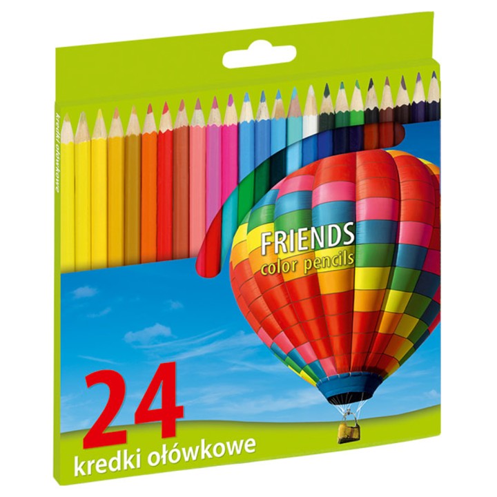 Kredki sześciokątne