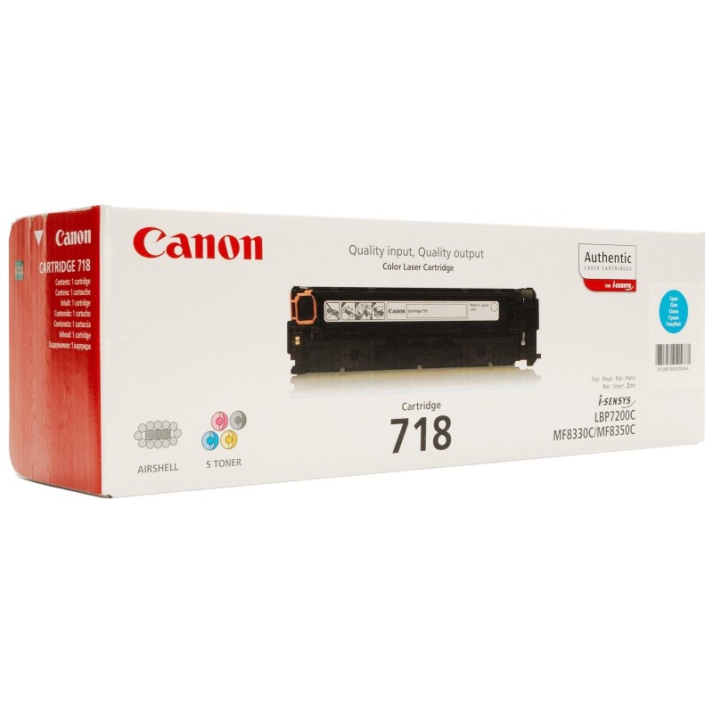 TONER ORYGINALNY CANON CRG718C 2661B002 CYAN  2900 STRON