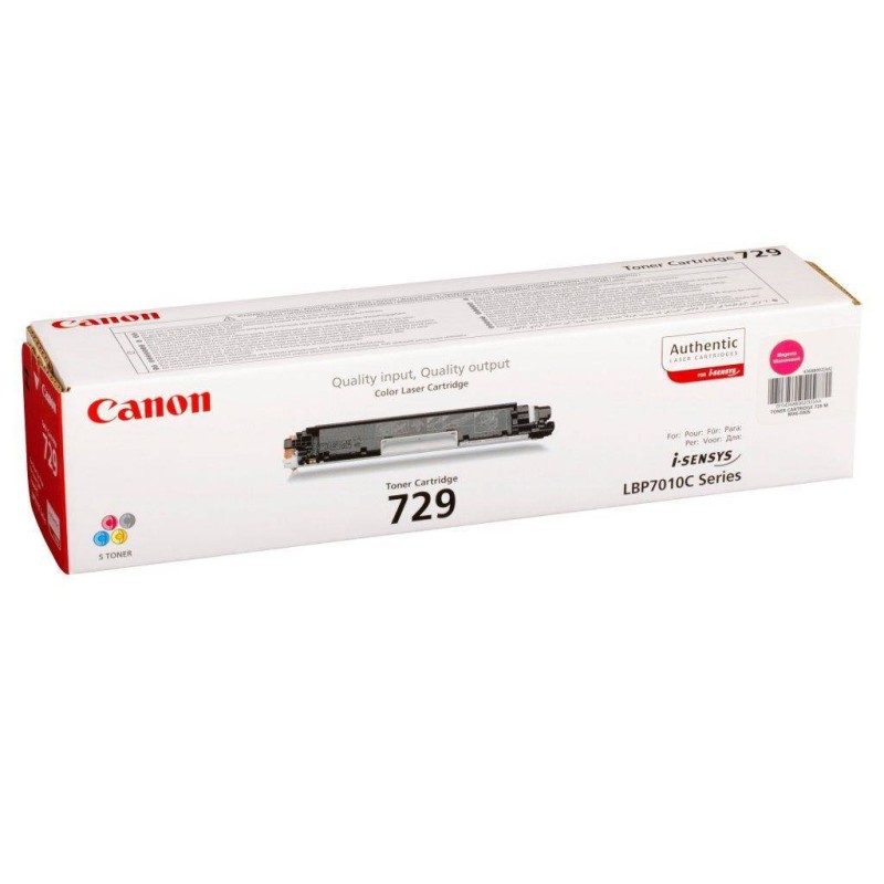 TONER ORYGINALNY CANON CRG729M 4368B002 MAGENTA  1000 STRON