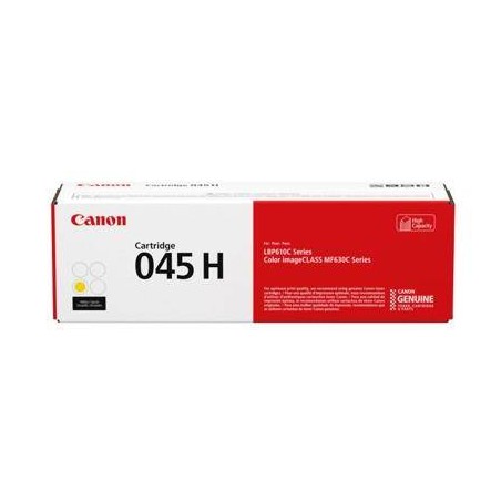 TONER ORYGINALNY CANON CRG045H 1243C002 YELLOW  2200 STRON