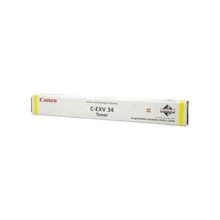 TONER ORYGINALNY CANON CEXV34Y 3785B002 YELLOW  19000 STRON