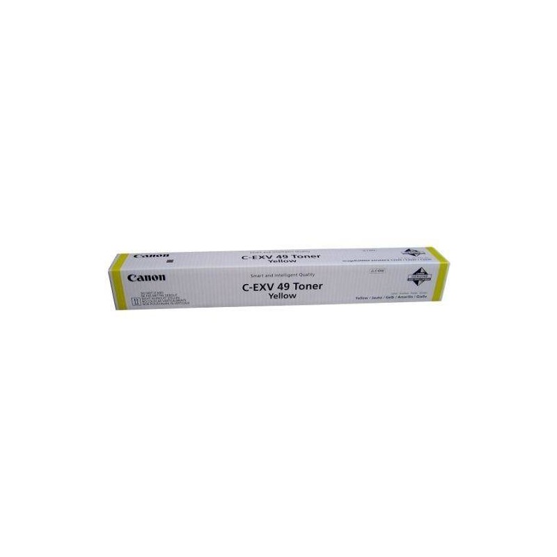 TONER ORYGINALNY CANON CEXV49Y 8527B002 YELLOW  19000 STRON