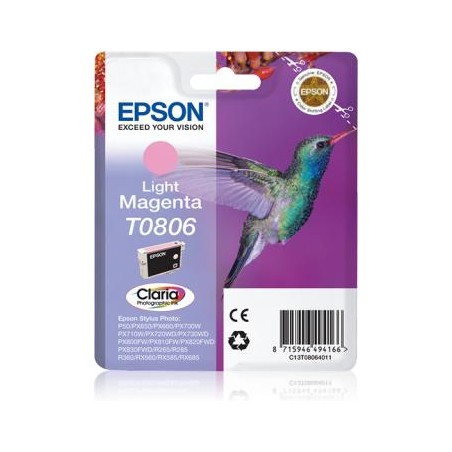 TUSZ ORYGINALNY EPSON T0806 C13T08064011 LIGHT MAGENTA 7,4 ML