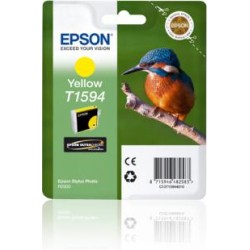 TUSZ ORYGINALNY EPSON T1594 C13T15944010 YELLOW  17 ML